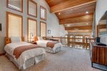 Loft 2 Twin Beds and 1 Twin Couch Bed